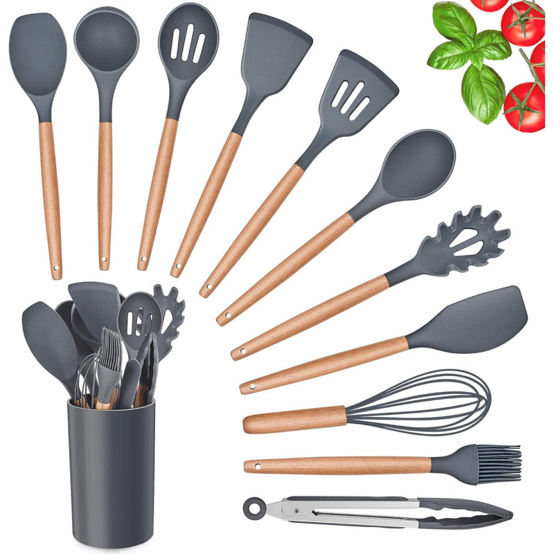 Rareweaves 12 Utensil Set, 35.1cm, Grey