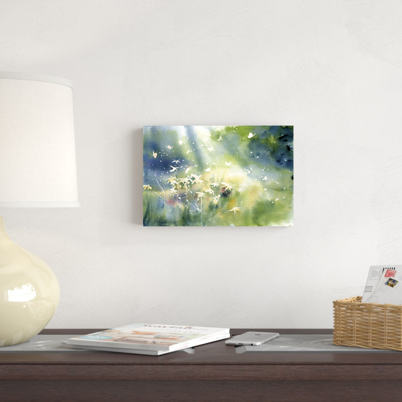 «Landscape Light» par Katrina Pete - peinture sur toile tendue, H 8 po x l 12 po