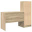 Desk With Storage With Shelf 2 Pcs 100 X 50 X 76 Cm-833828523