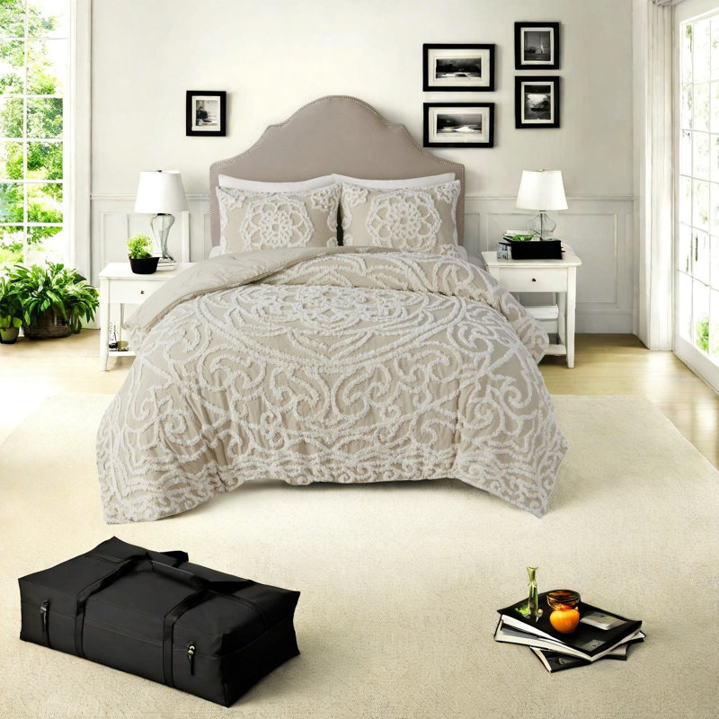 Premium Cotton Bedding Sets, Polyester Filled, Boho Chic Style For All Seasons