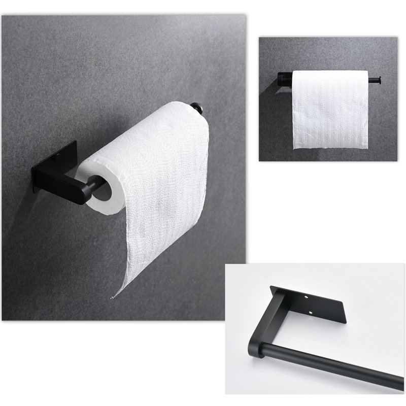 2-piece Under Cabinet Wall-mount Paper Towel Holder