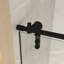 Porte de douche coulissante sans cadre 44-48 "x 76" H, verre trempé transparent 5/16 "(8Mm), cadre en acier inoxydable
