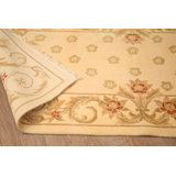 Nova Wool Oriental Area Rug in Beige