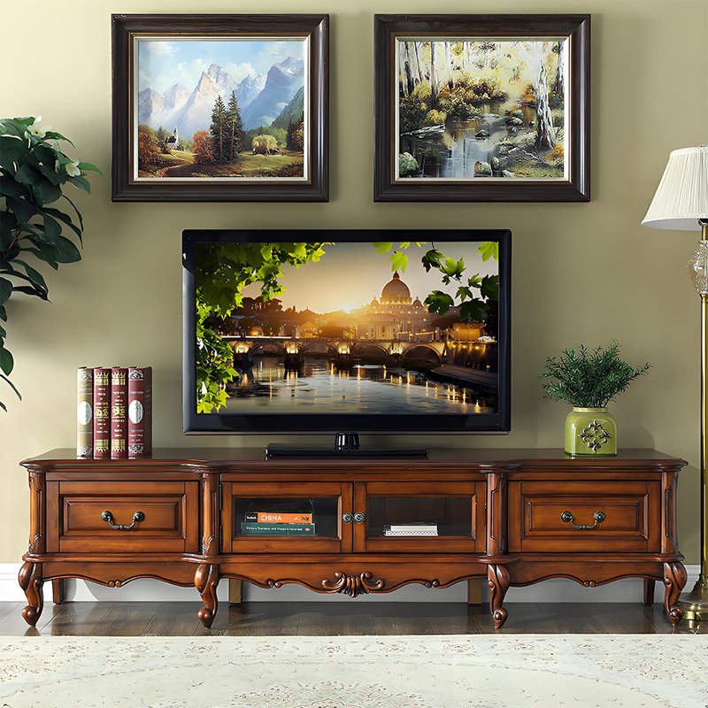 Table à thé et meuble télé 86,61 po, H 19,69 po x L 86,61 po x l 18,11 po