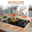 Surface de cuisson à induction, 30 po, 5 brûleurs, surface de cuisson magnétique intégrée de 9 200 W, écran tactile DEL, 9 niveaux de chauffage, 220 à 240 V