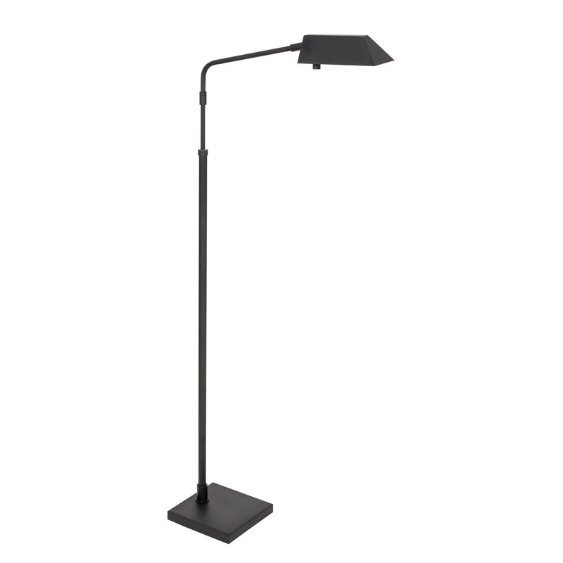 Newbury Task Floor Lamp, Black, Black
