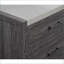 Commodes et amp; Garde-robes | Commode haute 4 tons Rustic | Gris | Bois