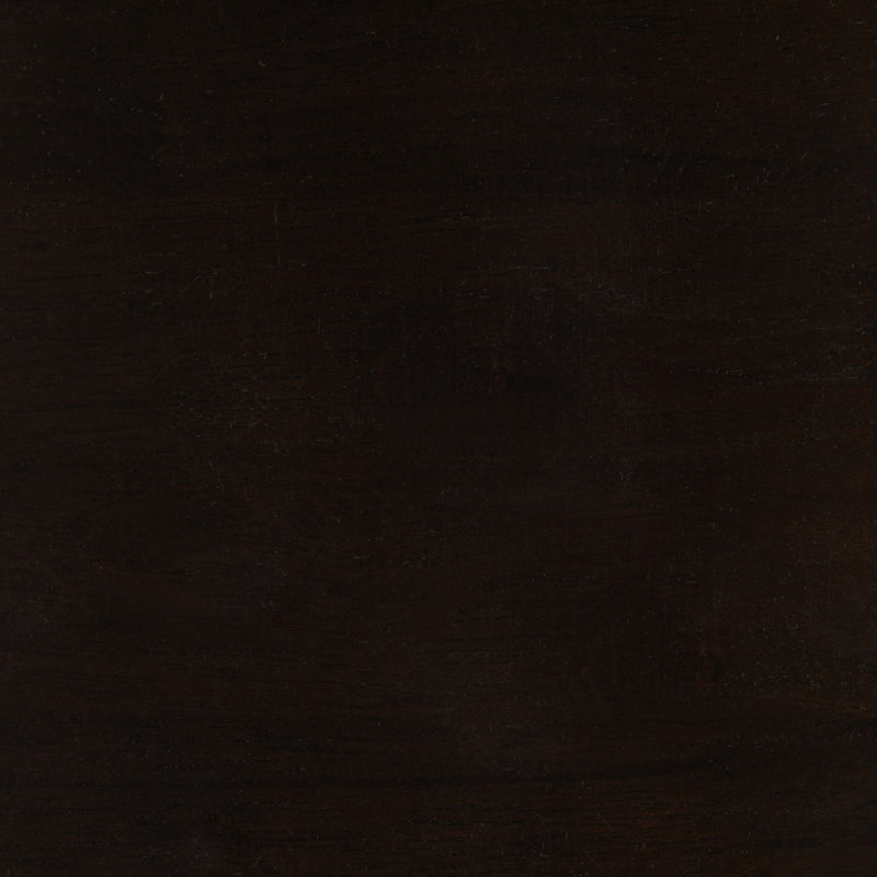 Tabouret de bar et de comptoir en bois massif Drexil, Espresso, Noir, Tabouret de bar (hauteur du siège de 30,5 po)