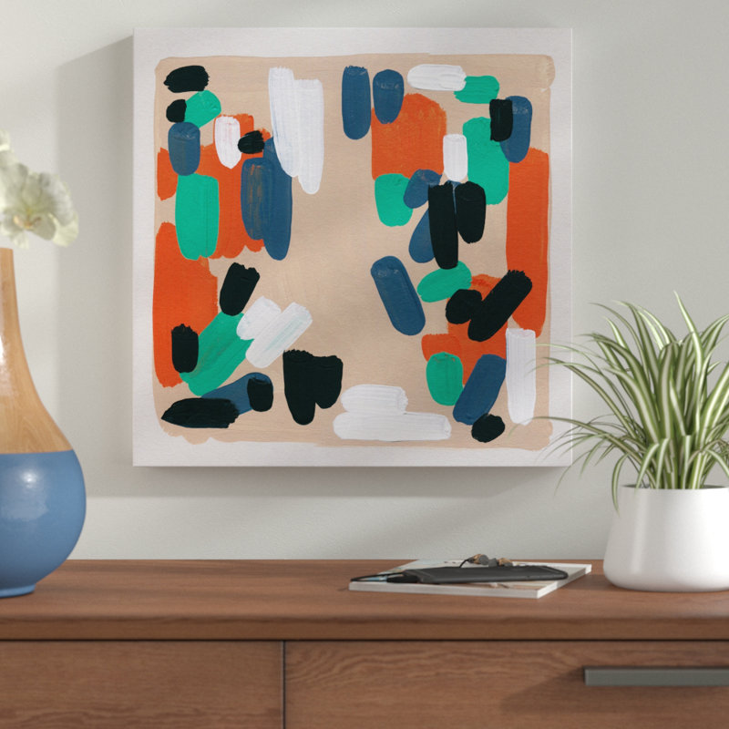 «Fair Game» - Imprimé Cavnas, Toile tendue, H 32 po x l 32 po x P 1,5 po