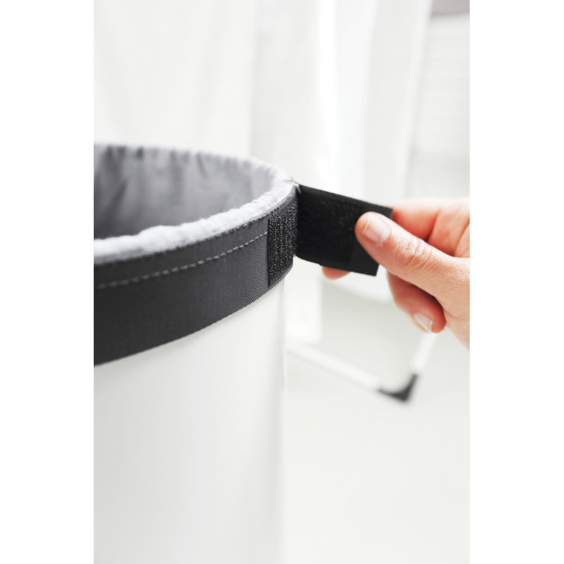 Brabantia Cork Lid Laundry Bin 35 Litre, White