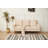 Luxurious Grey Microfiber Sofa with High-Density Foam and Solid Wood Frame for Ultimate Comfort and Durability-699461950