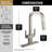 Pull Down Double Handle Kitchen Faucet-99069319