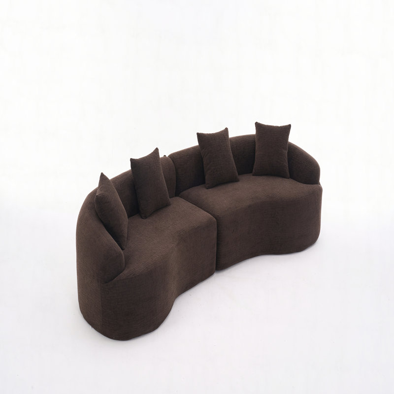 4 Seater Sofa with 30D ,60 Hardness full sponge,4 pillow for Living Room, Home Furniture Sleeper Sectional Sofa for Apartmentess full sponge,4 pillow for Living Room, Home Furniture Sleeper Sectional Sofa for Apartment