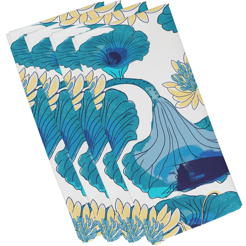 Serviette Amergin, Bleu sarcelle