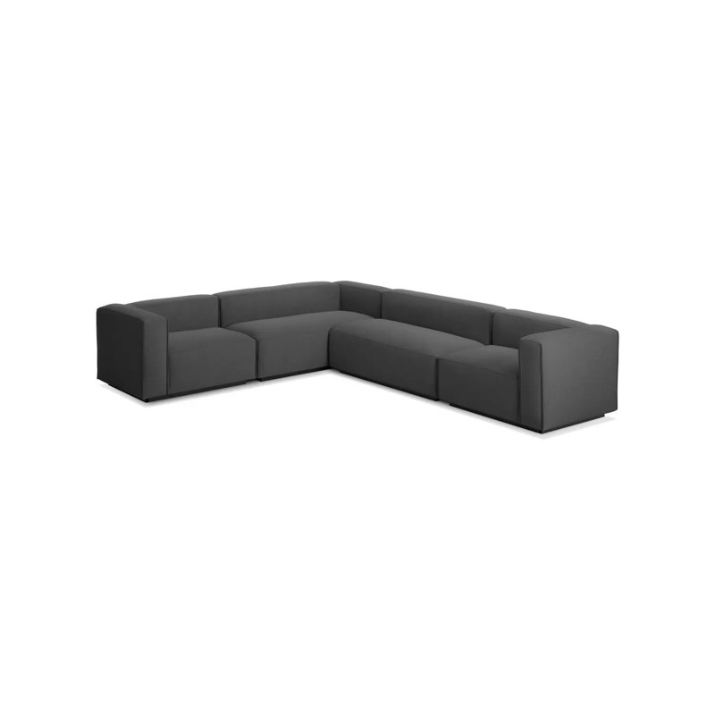 Cleon Modular Sectional, Maharam Meld in Panda, Right Hand Facing
