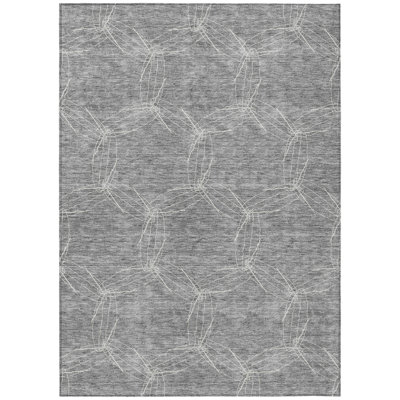 Aquaisha Geometric Indoor / Outdoor Rug