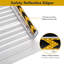 2FT Aluminum Wheelchair Ramp Folding Portable Anti-slip 600 Lbs Capacity for Home Steps Stairs Doorways Scooter