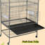 Cage en métal avec roulettes H 52 po Sevigny-96588436