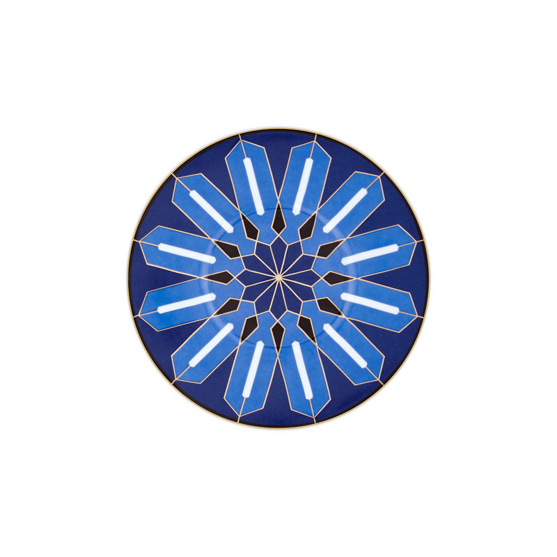Ensemble de tasses à café Burtondale, 4, Bleu/doré