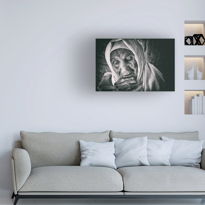 Art sur toile Rami Al Adwan, H 12 po x l 19 po