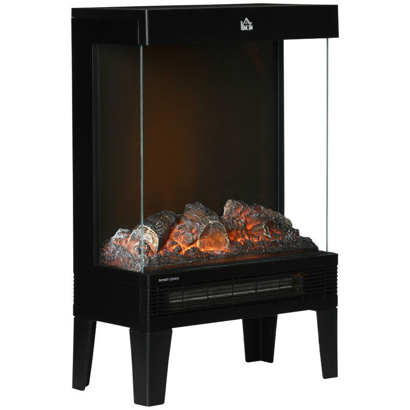 Ashleen Marlow Home Co. 20 cm W Black Fireplace