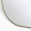 Elody Pebble Shaped Metal Hallway Wall Mirror - Irregular Asymmetrical Design-1691253497