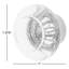 Round Clear Crystal 1 3/8" Cabinet Knob-34208509