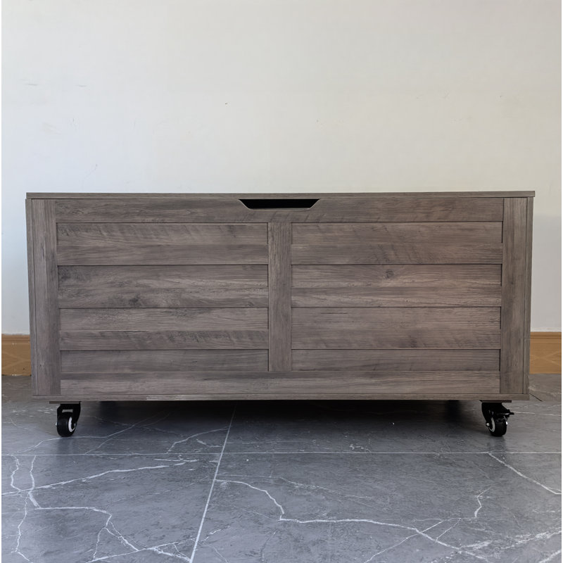 Philipsvail Manufactured Wood Blanket Chest, Gray