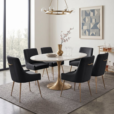 Elian Velvet Upholstered Dining Chair