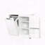 Laundry Cabinet with Tilt-Out Hamper and Adjustable Shelves, White