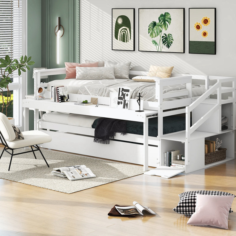 Lit de jour simple avec couchette Trevorton