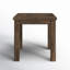 Coastal Teak Outdoor Square Teak Side Table
