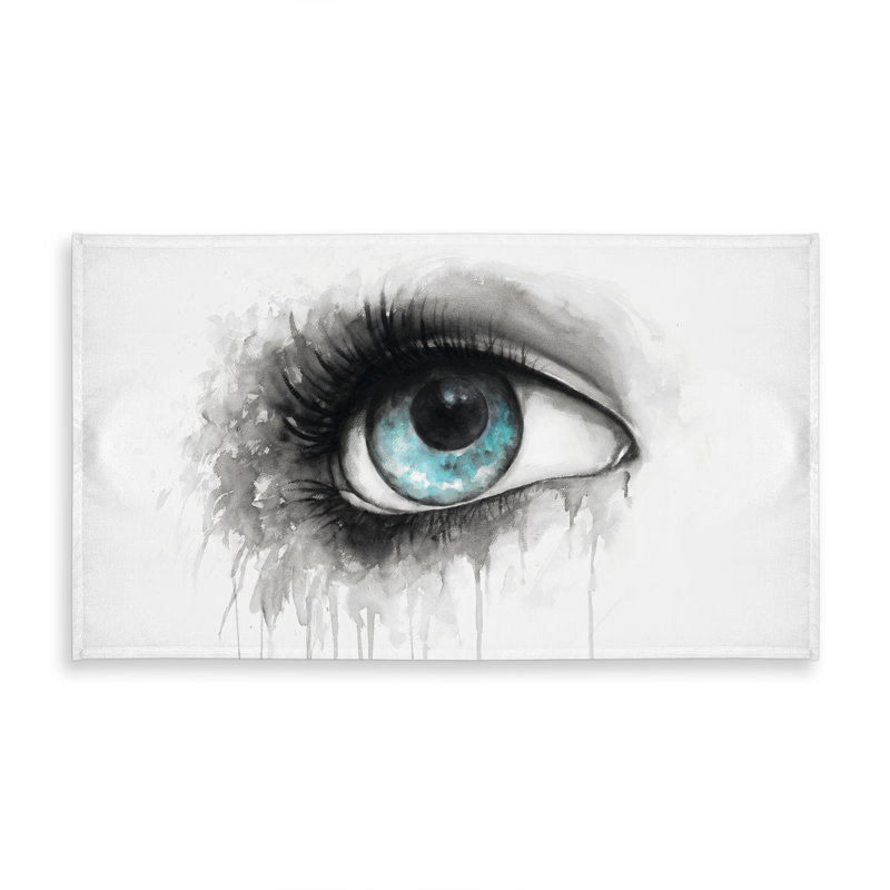 Blue Eye Watercolor Tablecloth - Indoor/Outdoor Home Decor