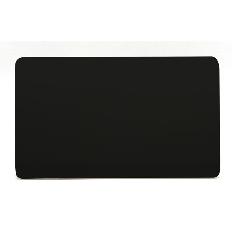 Double Blanking Plate, Gold Finish, (25Mm Back Box Required), Black
