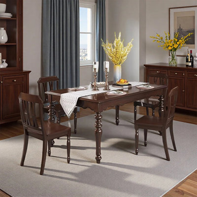 Retro fashion solid wood dining table sets
