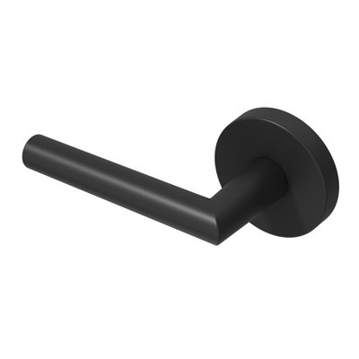 Stark Single Dummy Door Lever Modern Concealed Design Non-Turning for (Closet, Pantry or Hallway) – Sleek Minimalist Style in Matte Black