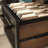 Desk With Hutch, Brown finish
