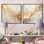 Monroe - Abstract Marble Square Collage Set Of 2