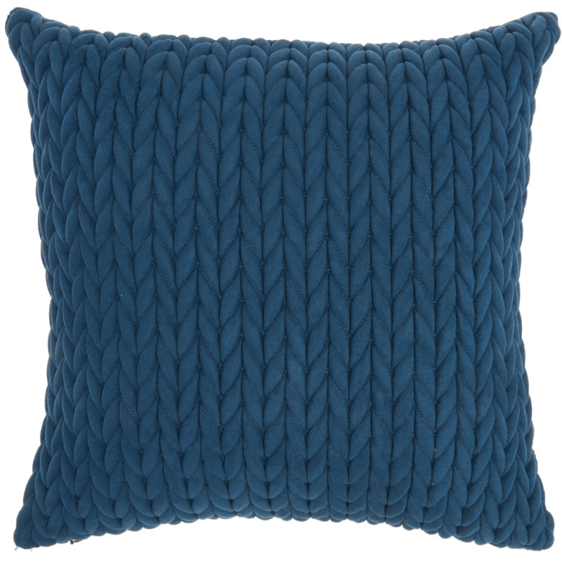Groman Throw Pillow, 14"x 20", Royal Blue