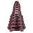 Dark Red Mahogany Porcelain Vase Stand-1915654222