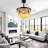 42" Farmhouse 3-Light Boho Wood Bead Ceiling Fan with Lights and Remote Control