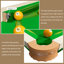 Table de billard rectangulaire en bois clair 96,46 po avec accessoires