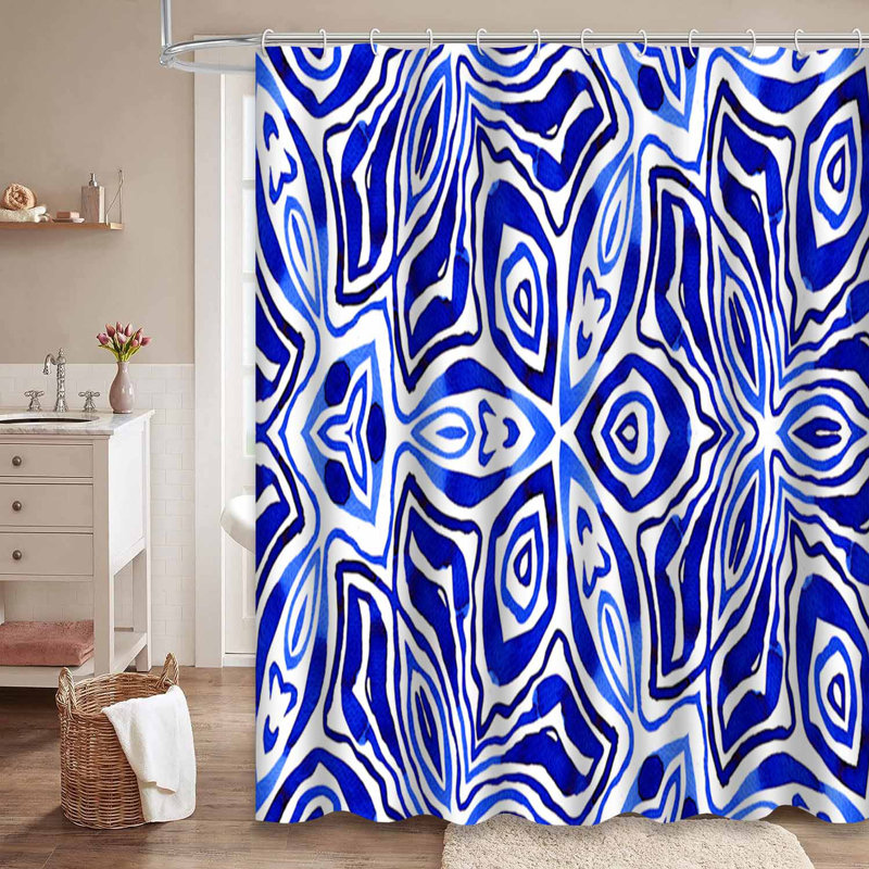 Rideau de douche Kaleidoscope, 72" L x 78" W