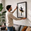 Dancer in Motion Modern - Framed Print-123970474-123970475