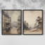 «Vintage Landscape LV III», 2 pièces sur papier-1132476310-1132476311
