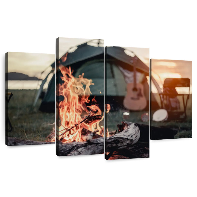 Senne Campfire, 48" H x 75" W
