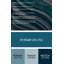 Art mural horizontal rayé en céramique bleu clair gris céruléen-1478277727