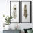 Soft Feather II - Natural History Print, Matted and Framed Under Acrylic Glass, Set of 2, Study and Living Room Wall Art