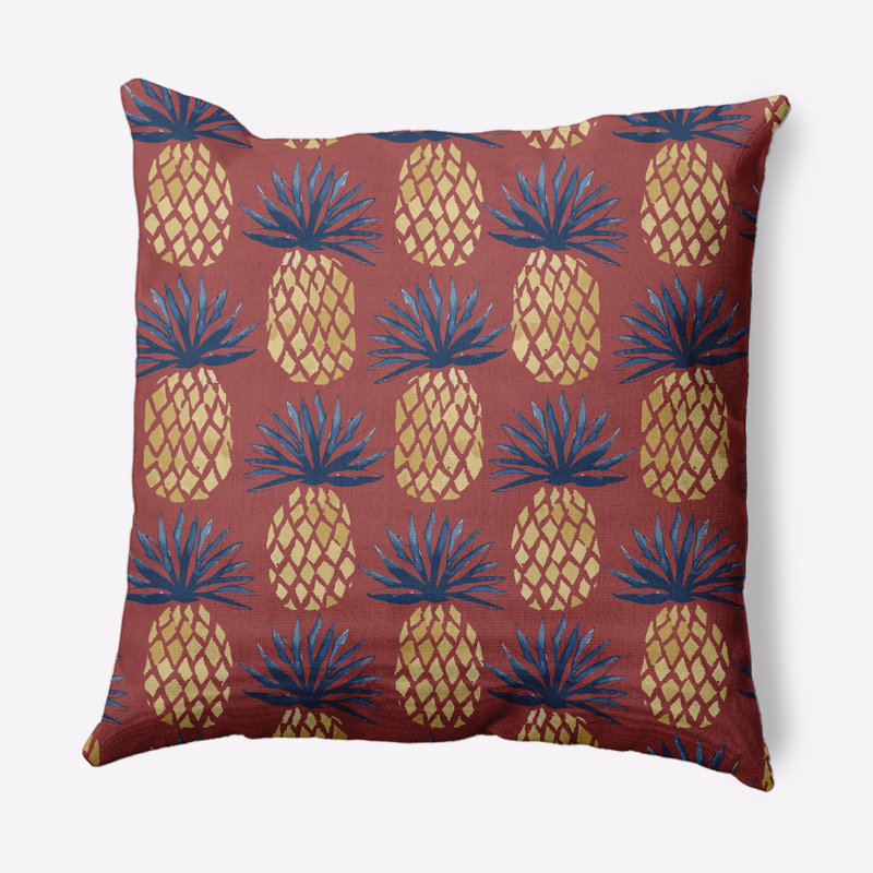 Housse et insert de coussin Vathylakas, 20 po x 20 po, Rouge myrtille