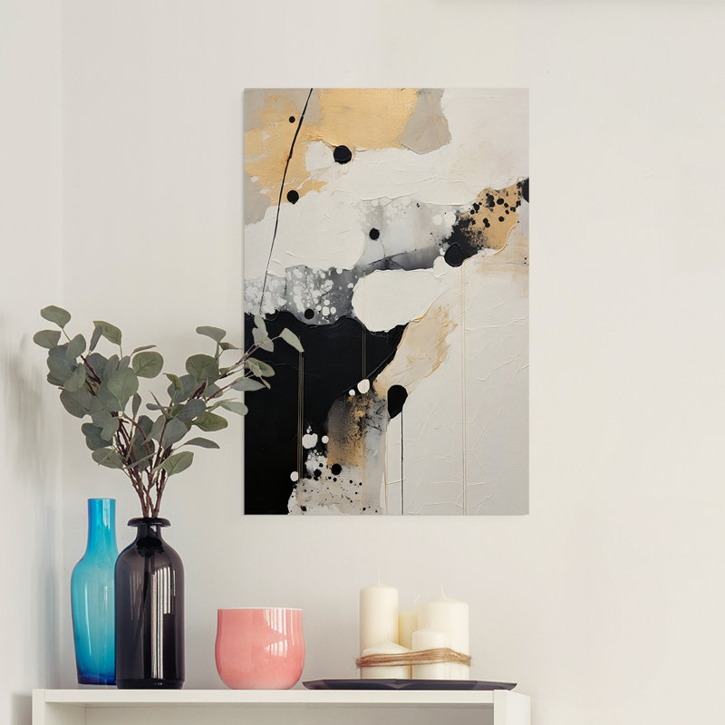 Série ABSTRACT CDXCIX - Impression sur toile seulement - NON CADRE, H 27 po x l 18 po